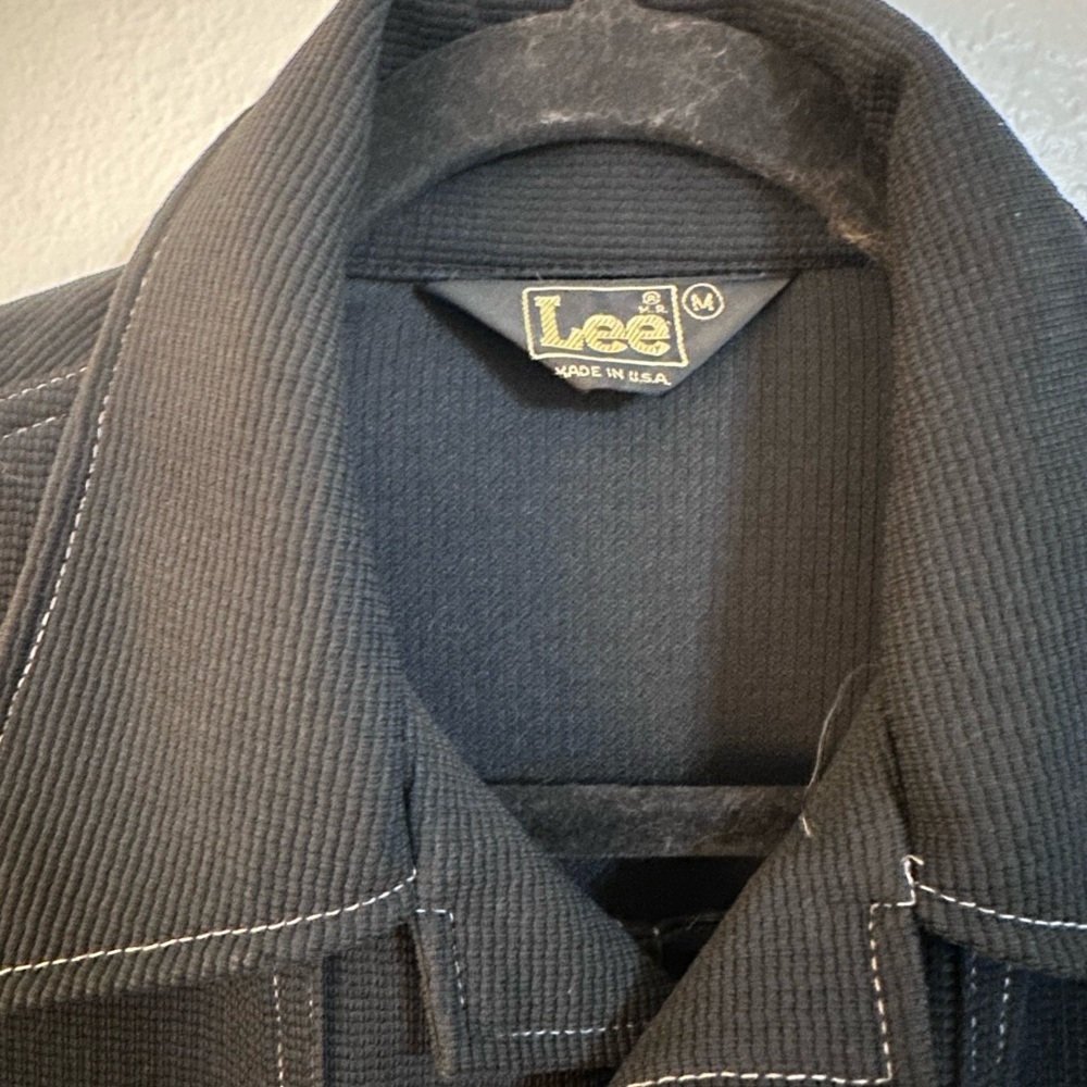 Vintage 90s Levi's Men's Black Jacket - Picture 3 of 4